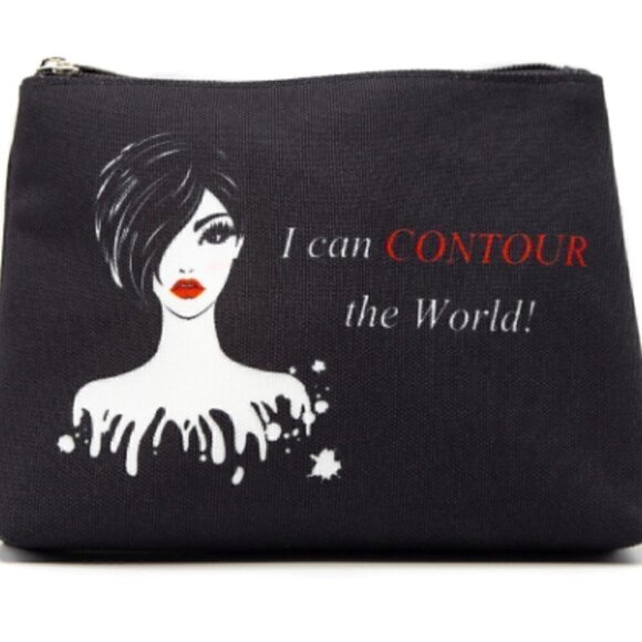 Contour the World Canvas Cosmetic bag - Picture 1 of 1